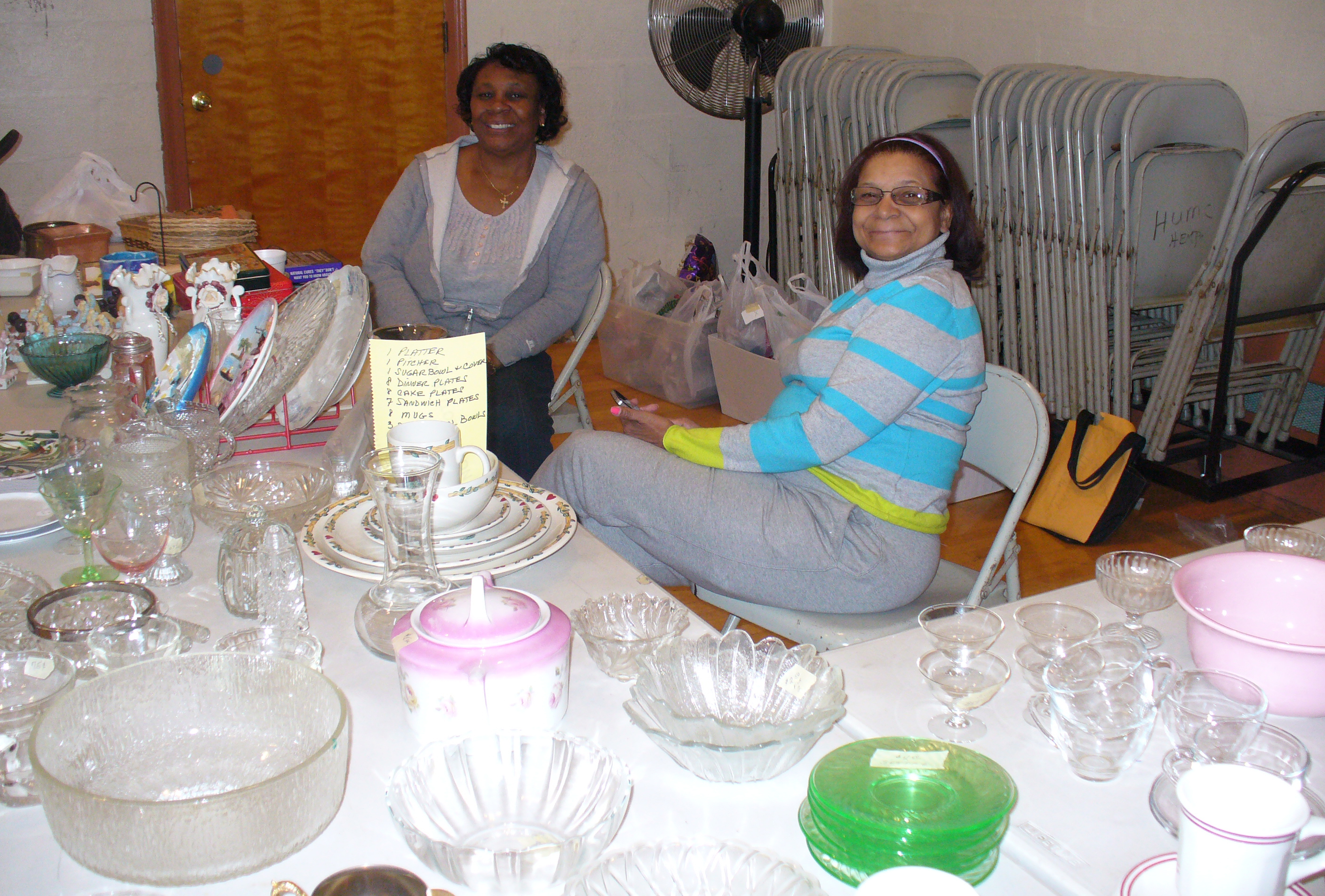 Spring Rummage sale attracted many people